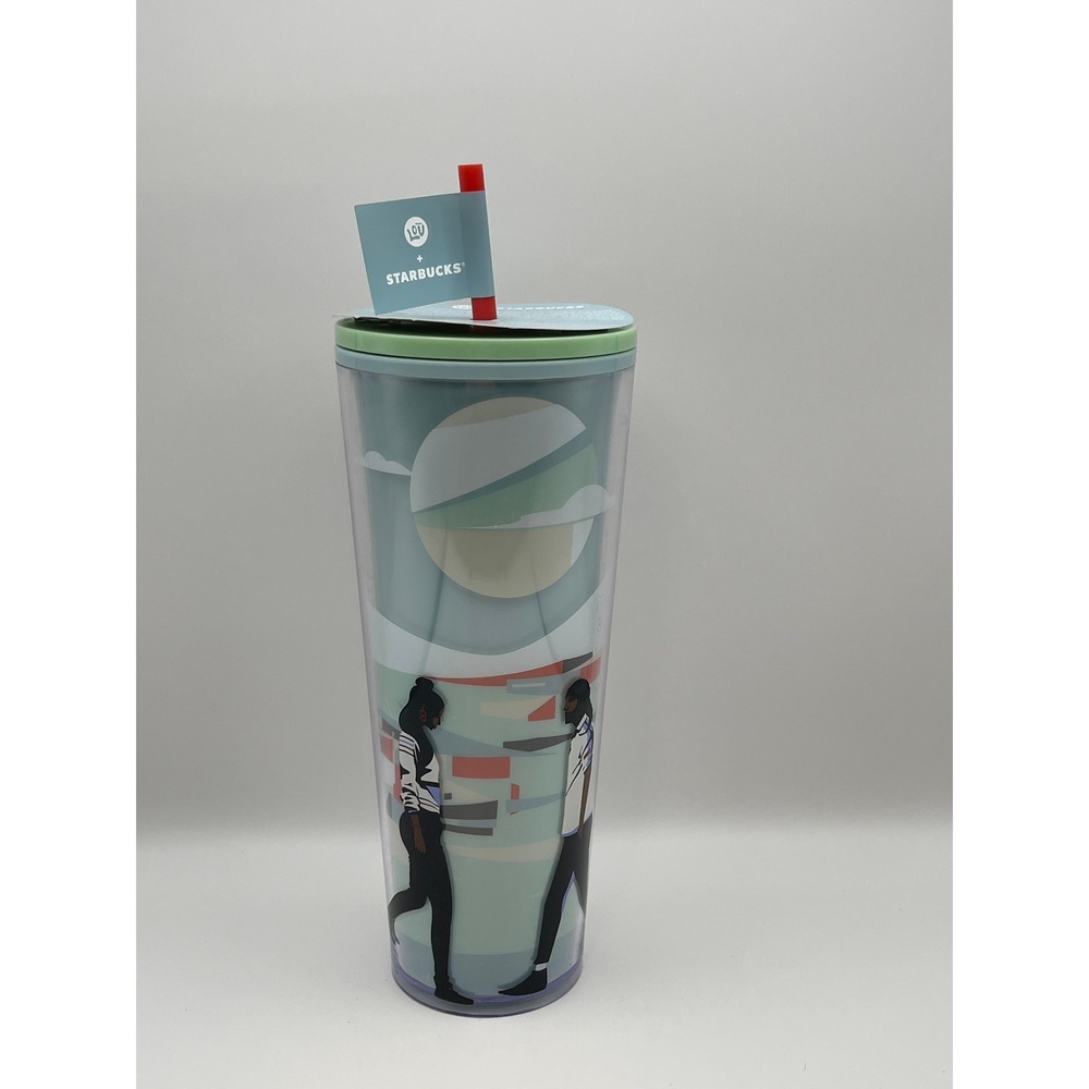 Starbucks Lou‎ + Starbucks Limited Edition Tumbler 24oz Artist Collaboration Red